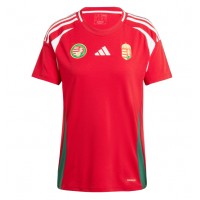 Camiseta Hungría Primera Equipación Replica Eurocopa 2024 para mujer mangas cortas